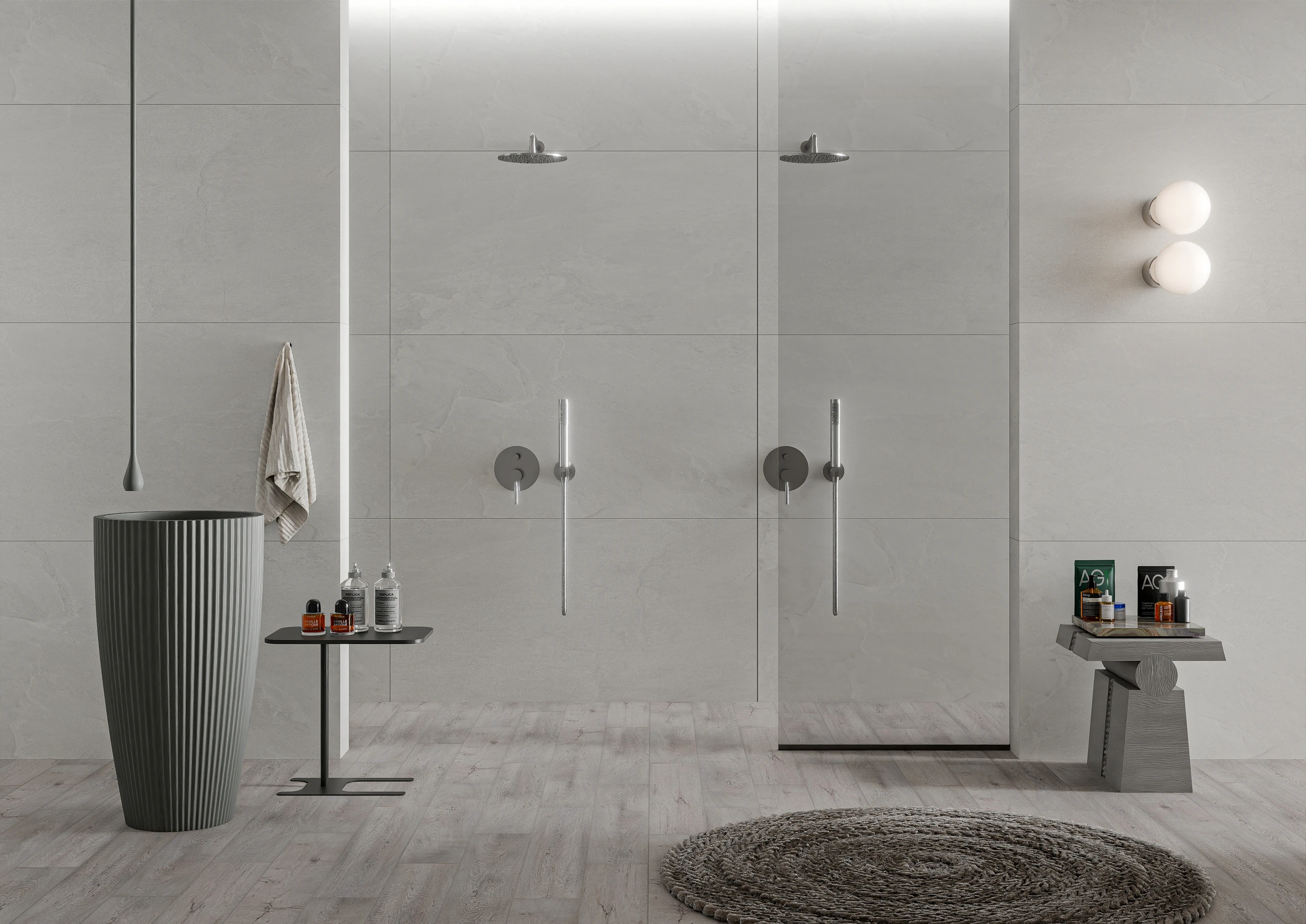 Provenza Bianco - Matt Stone ceramic tiles by Sez Industries