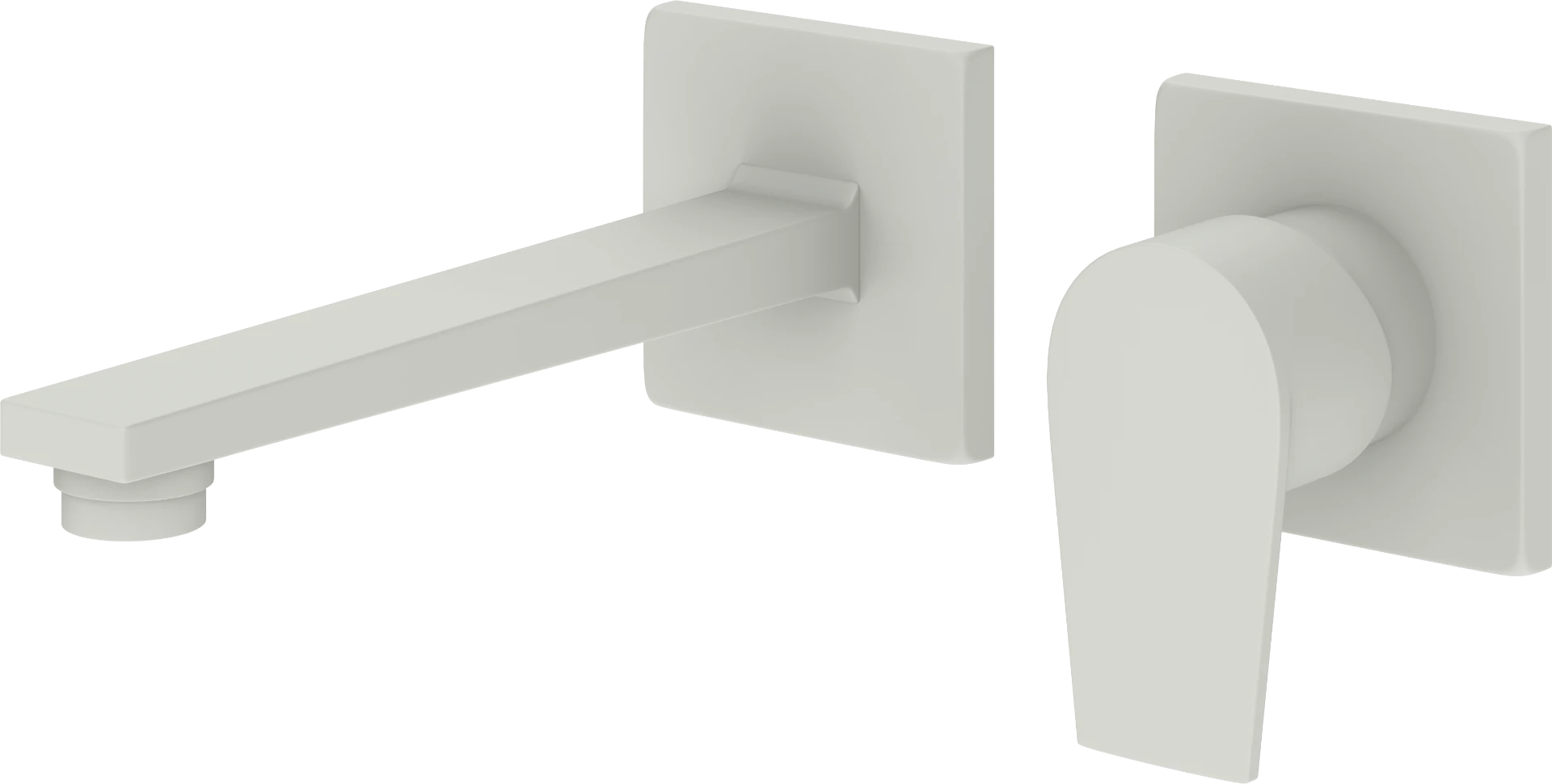 VEGAS Single lever concealed Basin mixer - Oxford White - White - Sez Industries