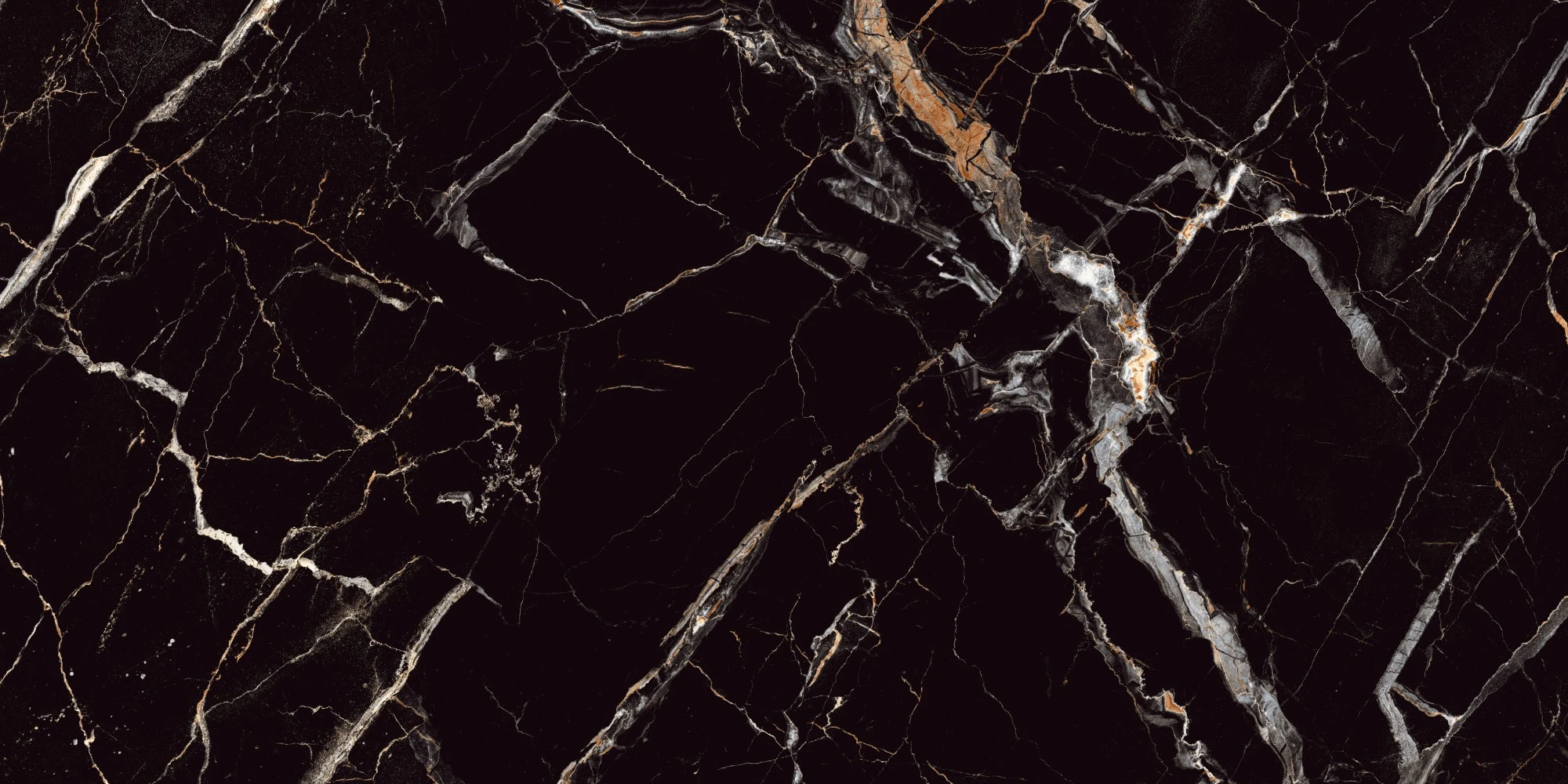 Prestige Gold tile pattern - Dark Marble design ceramic tiles application view
